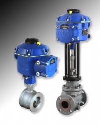 Rotork CVA all-electric control valve actuators (available in rotary and linear actions)